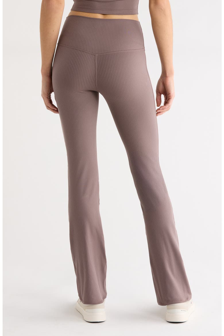 Thrive Rib Bootcut Pants, Alternate, color, GREY PLUM