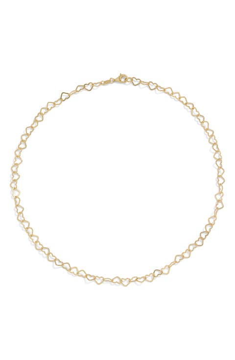 Eternity Heart Chain Necklace