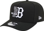New Era Men's New Era Black Boston Red Sox Motion A-Frame 9FIFTY Snapback Hat