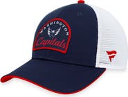 FANATICS Men's Fanatics Branded Navy/White Washington Capitals Fundamental Adjustable Hat