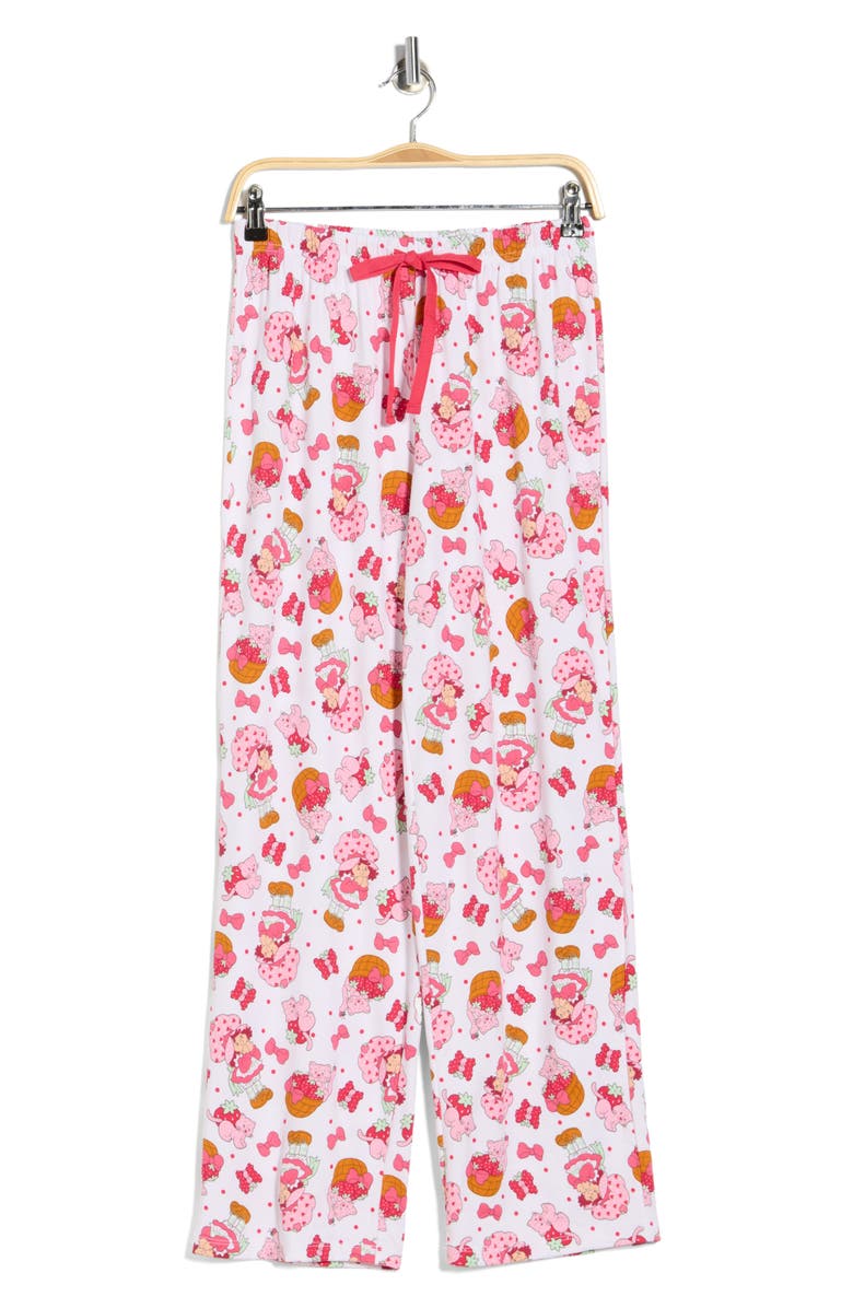 Strawberry Shortcake Print Pajama Pants, Main, color, Strawberry Shortcake
