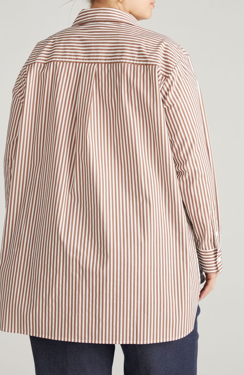 Universal Standard The Artist Poplin Shirt, Alternate, color,