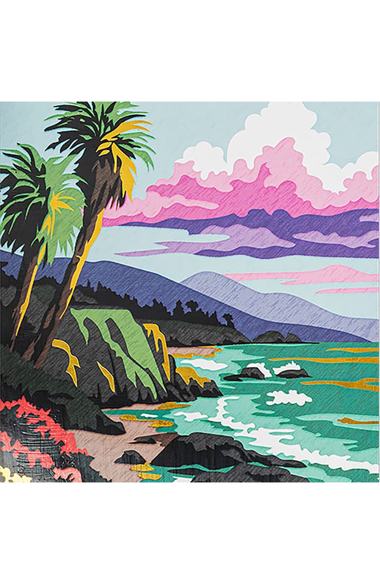 Brea Reese Scratch Art Paper Pad, Seasonal Landscapes, Alternate, color, 