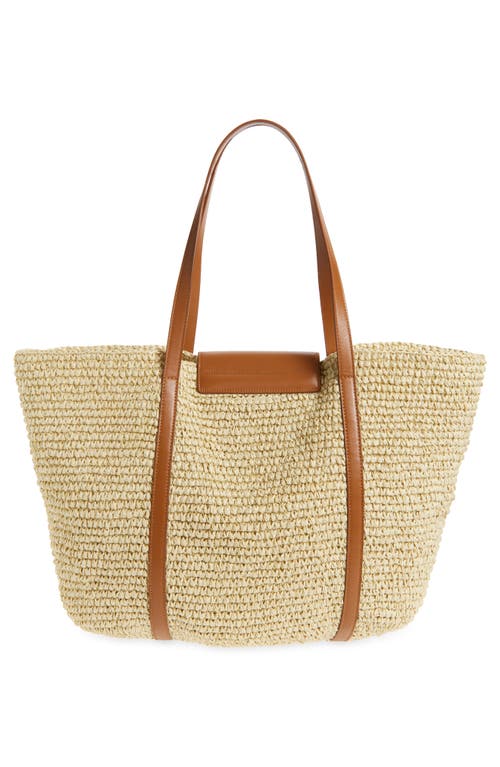 Marni Medium Natural Raffia-effect Trunkaroo Beach Bag