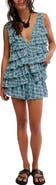 Free People Ruffle Me Up Top & Shorts Set