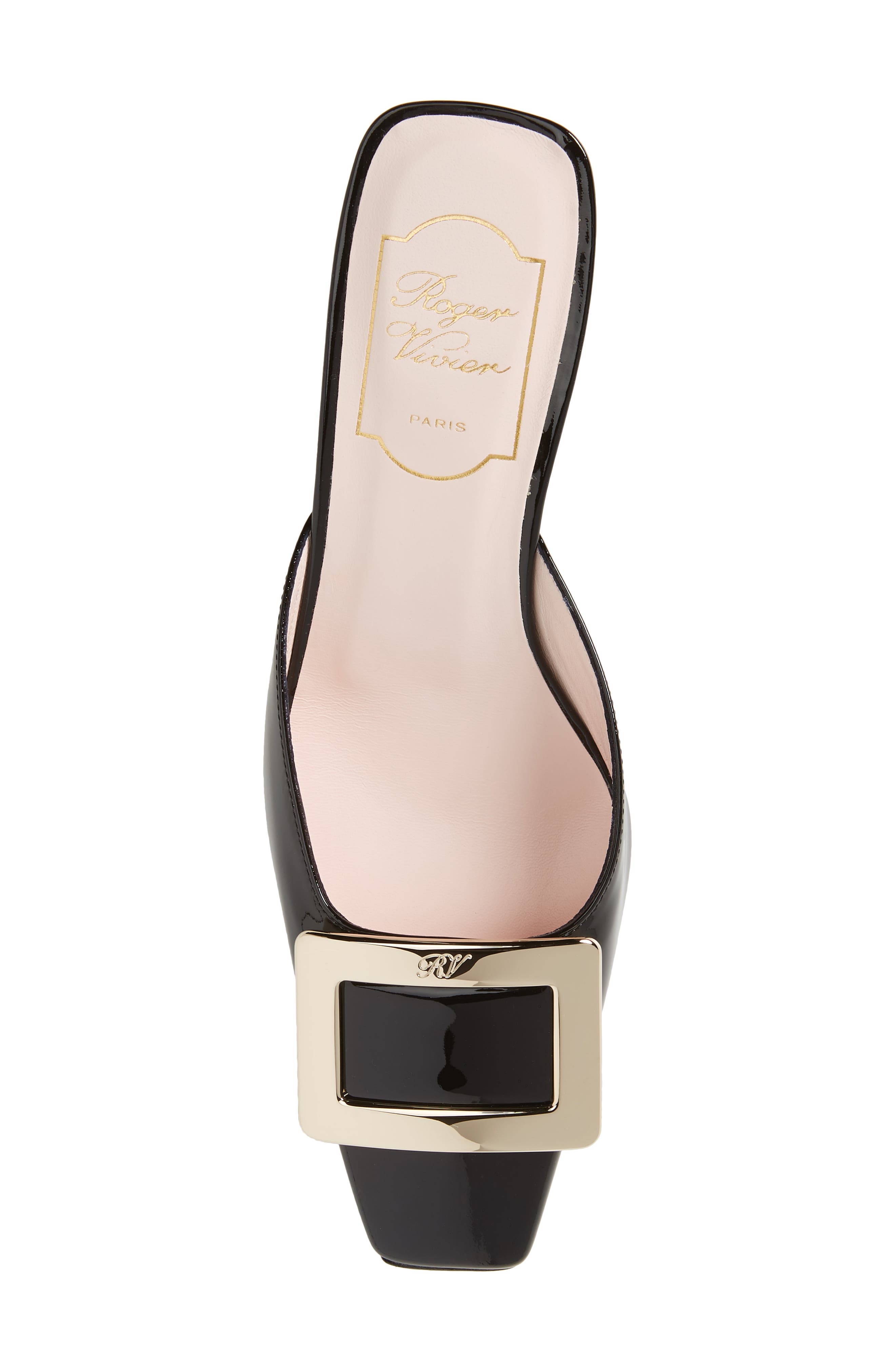 Roger Vivier Belle Vivier Buckle Mule, Alternate, color, 