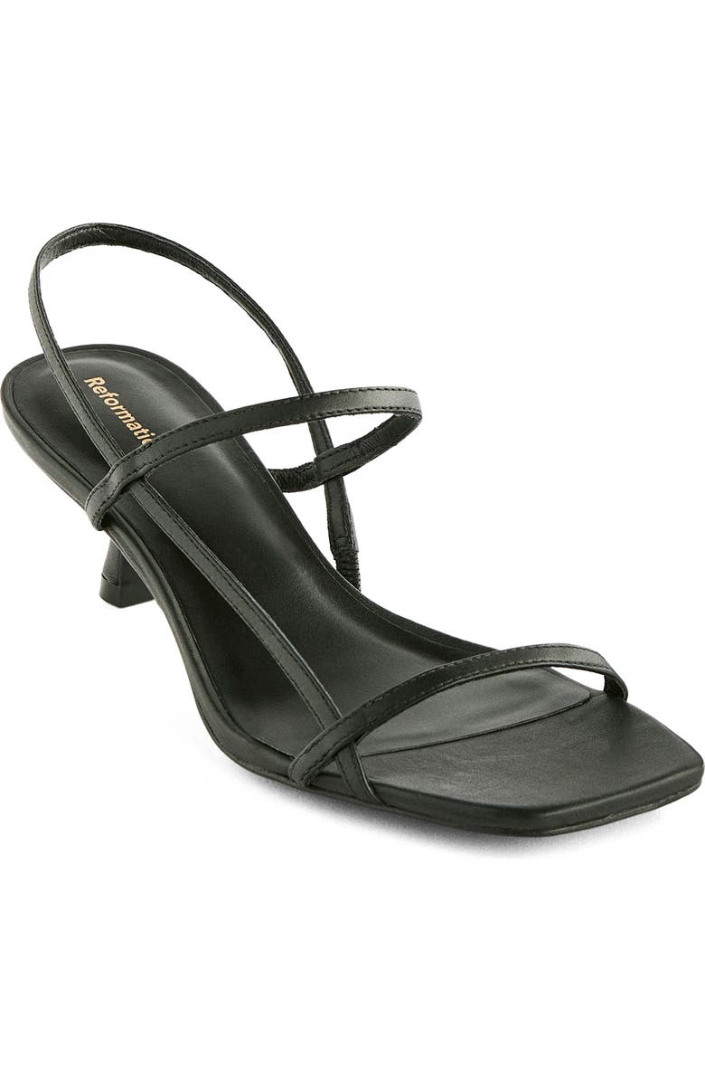Reformation Serenity Bare Kitten Heel Sandal, Main, color,