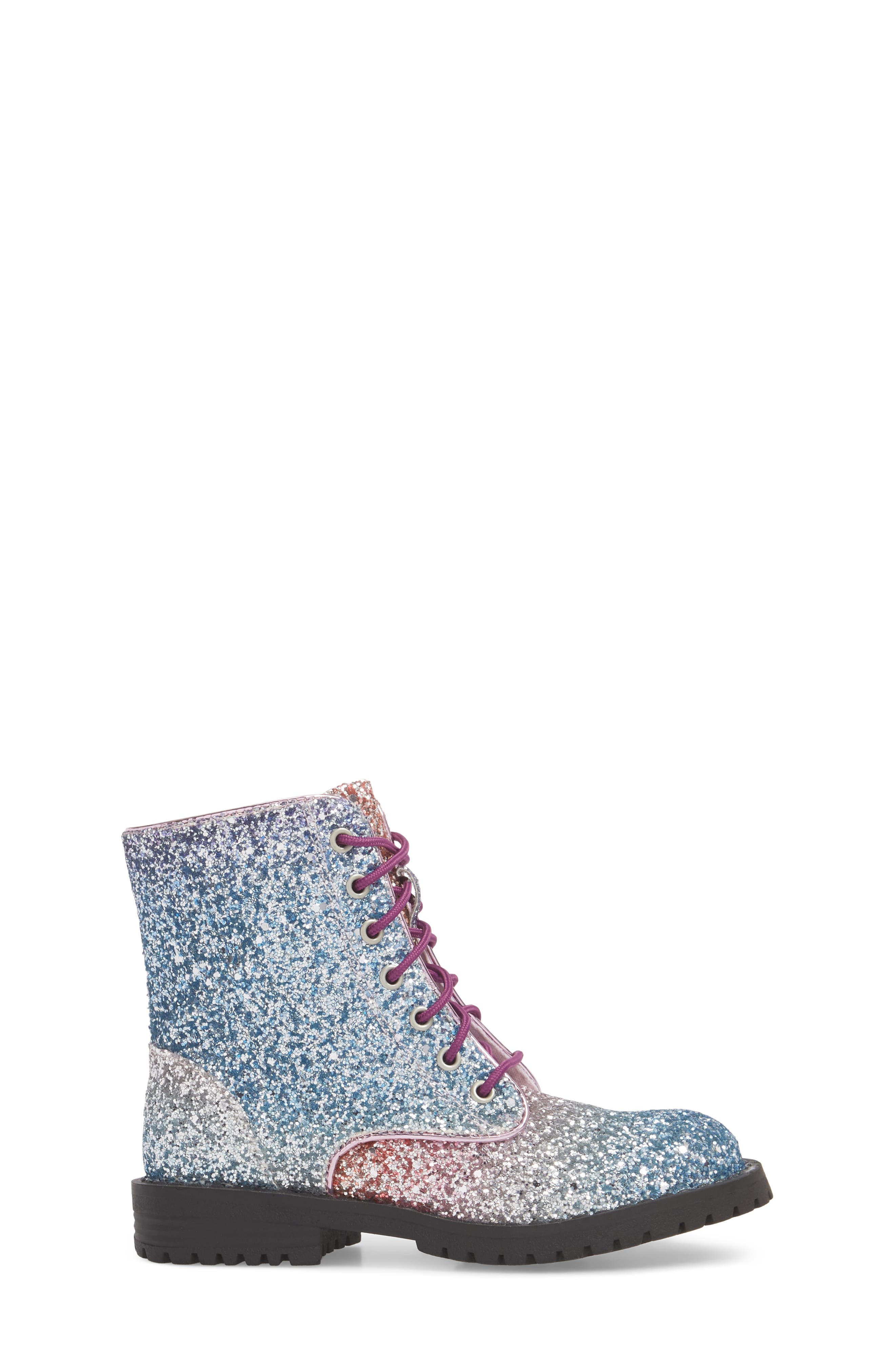 Sam Edelman Polly Sophia Glitter Combat Boot, Alternate, color, 