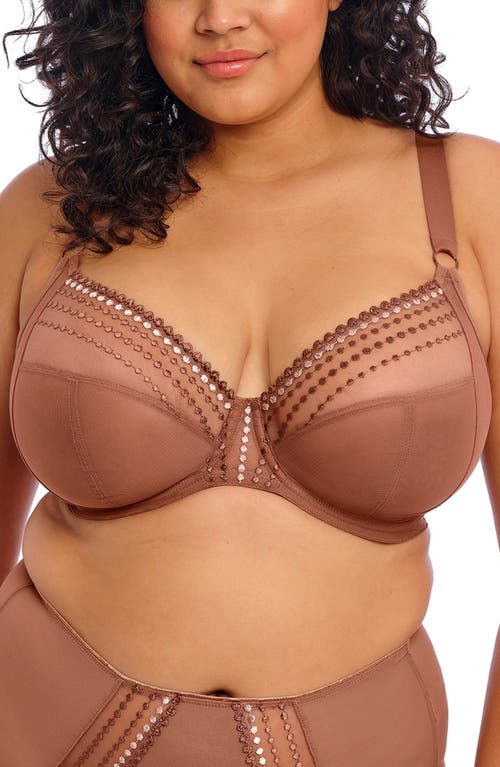 Elomi Matilda Full Figure Underwire Plunge Bra in Clove at Nordstrom, Size 36H