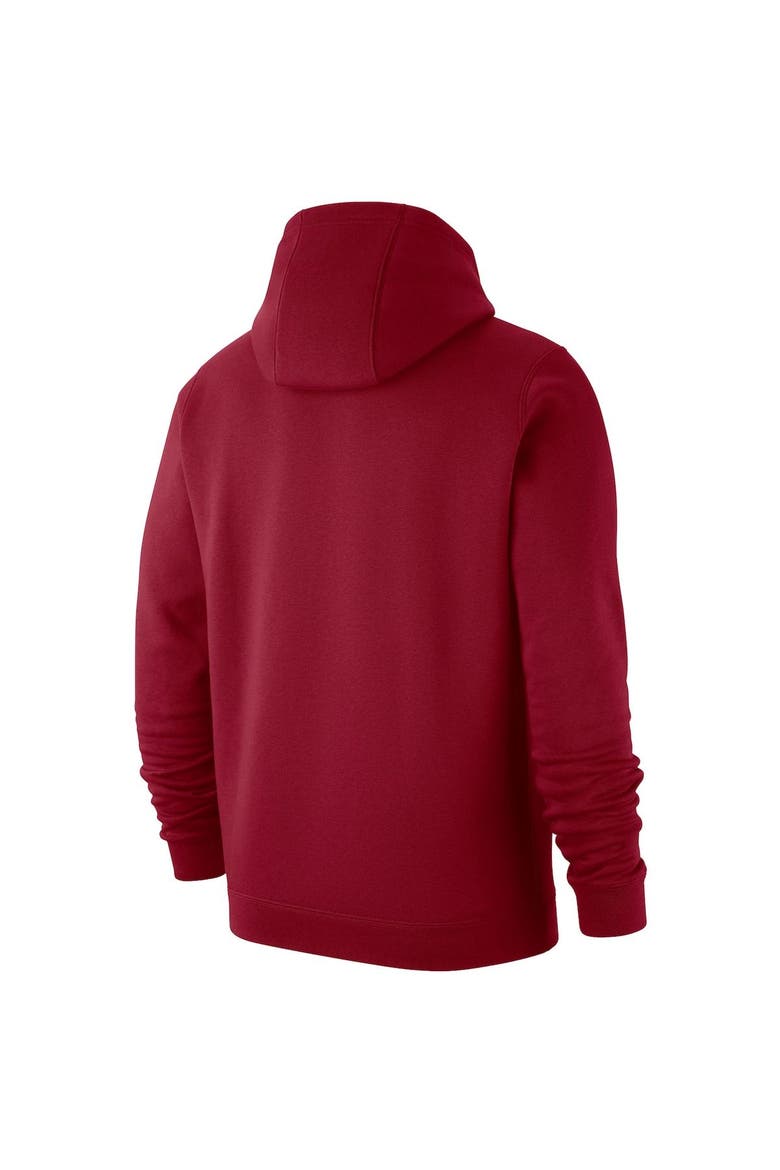 Men's Nike Cardinal USC Trojans Big Swoosh Club Pullover Hoodie, Alternate, color, Cardinal