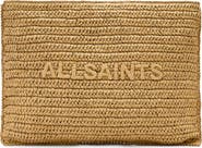 AllSaints Large Bettina Woven Clutch