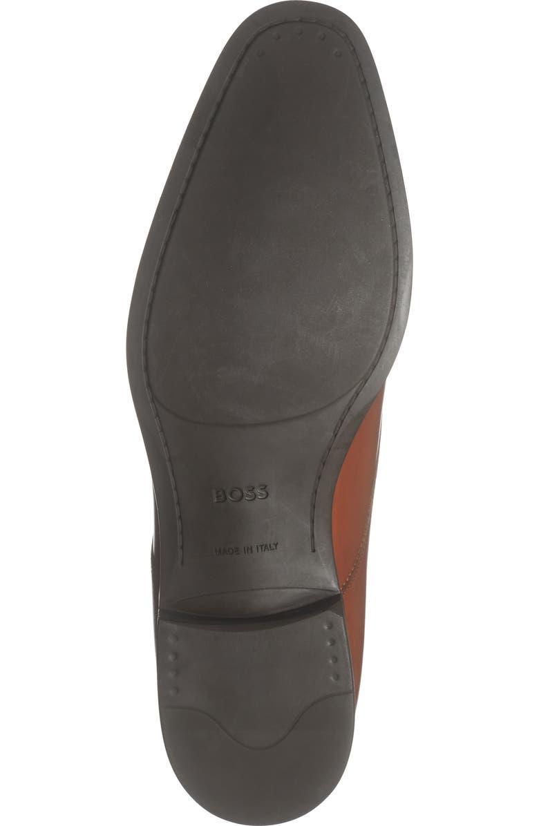 BOSS Kensington Leather Derby, Alternate, color, Medium Brown