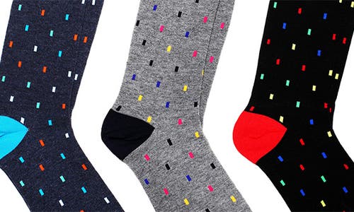 Unsimply Stitched Assorted 3-pack Of Crew Socks In Multi