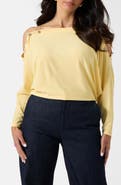 Marciano Adri Off the Shoulder Knit Top