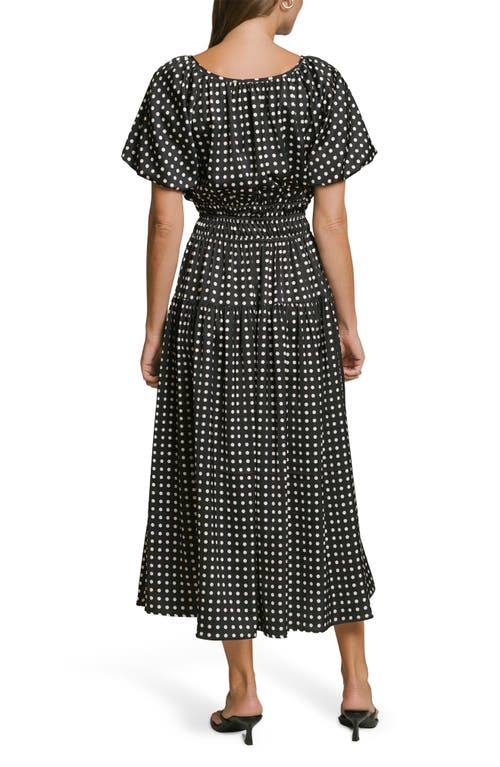 Matty M . Anastasia Puff Sleeve Maxi Dress In Black