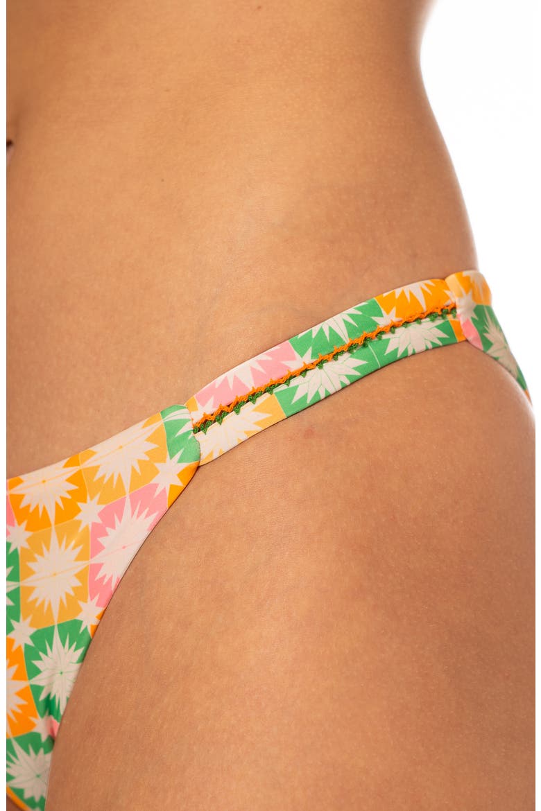 Tropical Tiles Quinn Bikini Bottoms, Alternate, color, OPEN GREEN