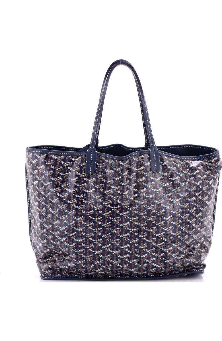 Pre-Owned Goyard Anjou Reversible Tote Coated Canvas PM, Main, color, Blue