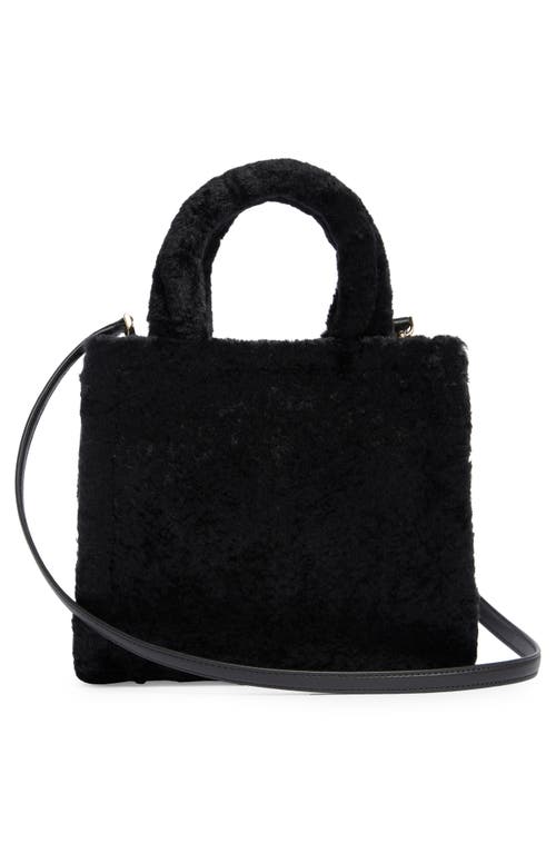 Kate Spade New York Ellie Faux Fur Small Tote Bag In Black