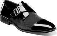Stacy Adams Sutherland Cap Toe Monk Strap Shoe