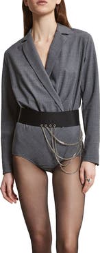 ottod'Ame Body With Criss-Cross Neckline