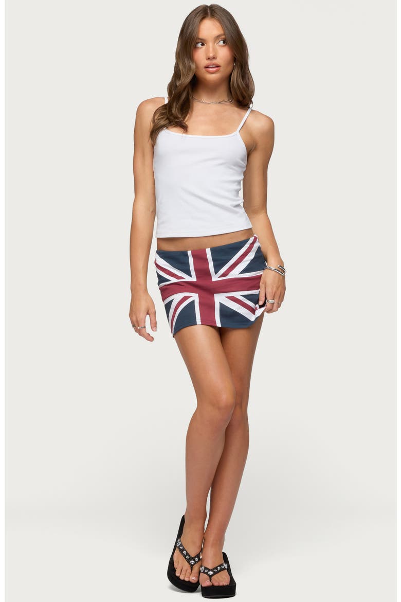 UK Lover Low Rise Miniskort, Alternate, color, WHITE