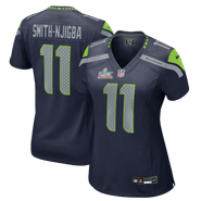 Nike Women's Nike Jaxon Smith-Njigba College Navy Seattle Seahawks Super Bowl LX Patch Game Jersey