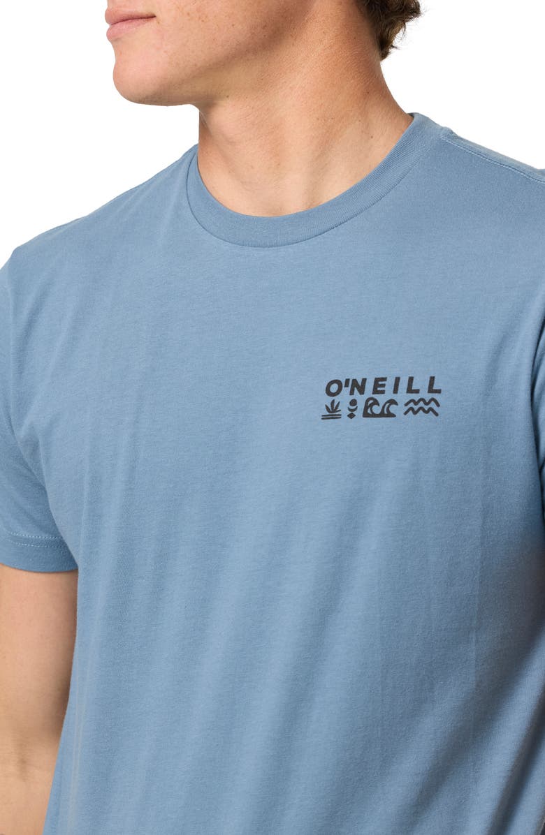 O'Neill Glyphs Graphic T-Shirt, Alternate, color, Blue Mirage
