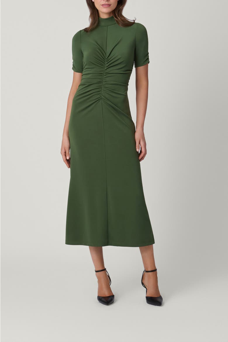 Stretch Jersey Shelly Dress, Main, color, Olive