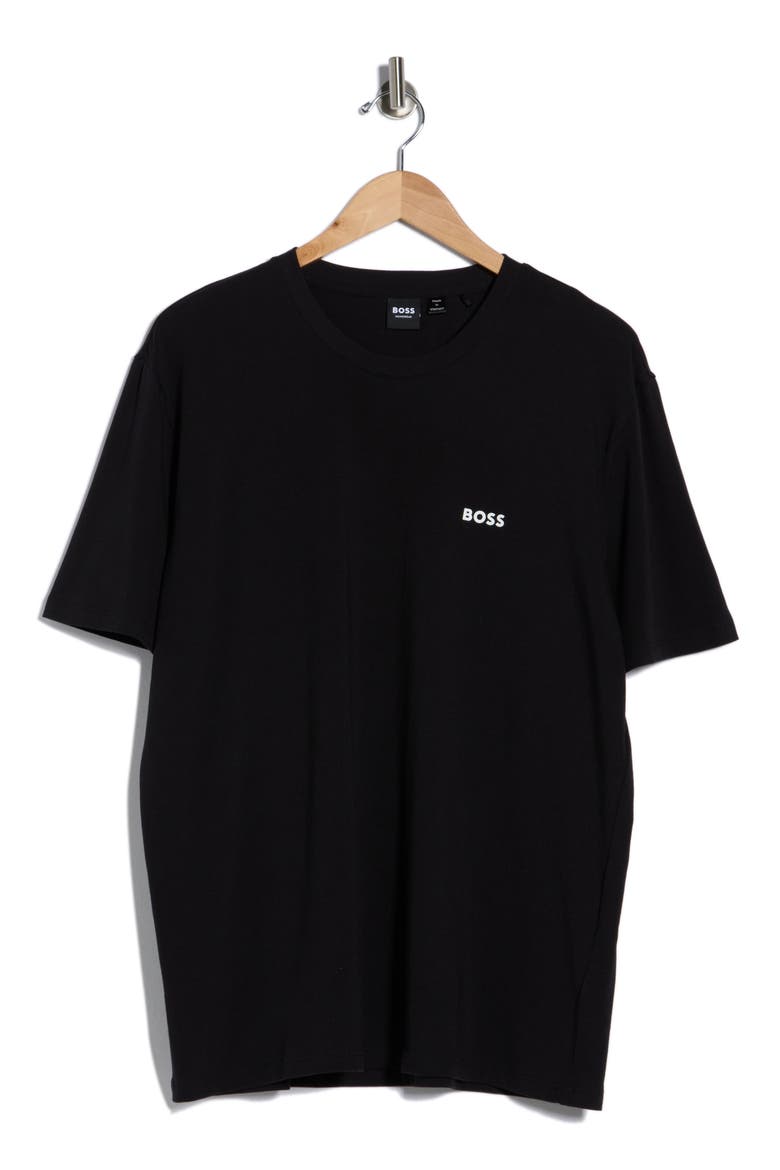 Joe Crewneck Pajama T-Shirt, Main, color, BLK