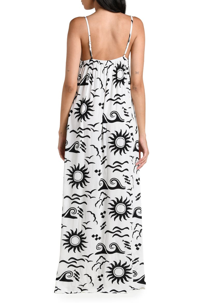Waves of Rio Maxi Dress, Alternate, color, IVORY