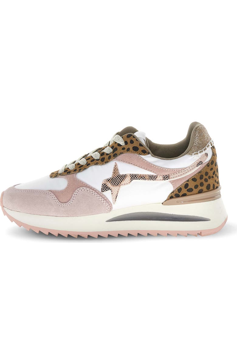 W6YZ Yak Mixed Media Sneaker, Alternate, color, Beige White