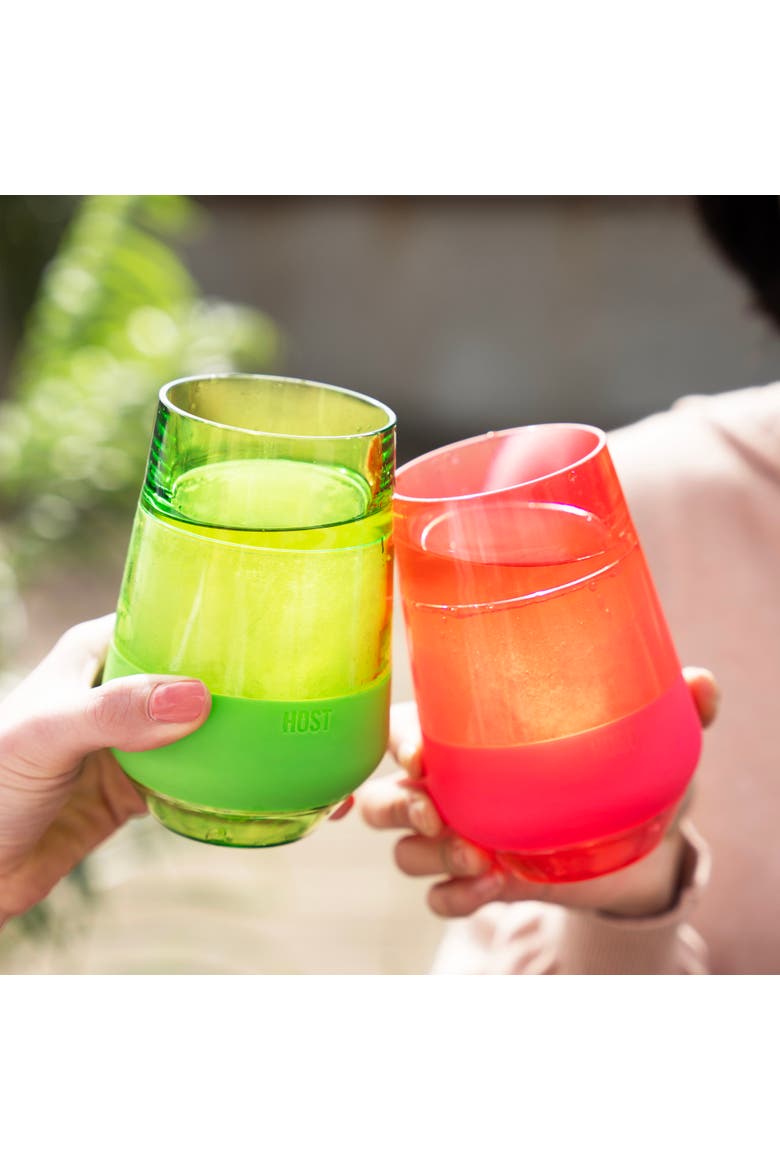 Wine FREEZE XL Cooling Cup Set of 4, Alternate, color, Assorted Vivid Colors