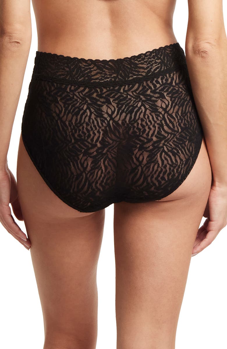Hanky Panky Animal Mix Lace French Briefs, Alternate, color, 