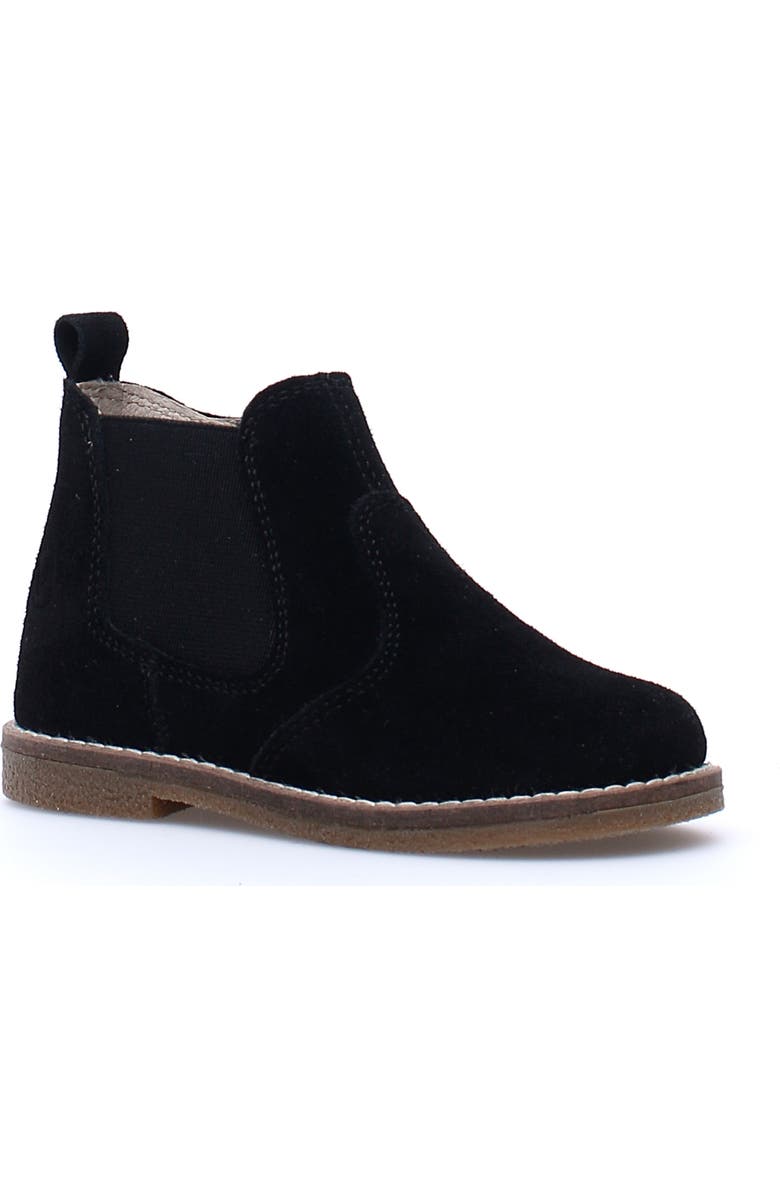 Naturino Arthur Chelsea Boot, Main, color, Black Suede