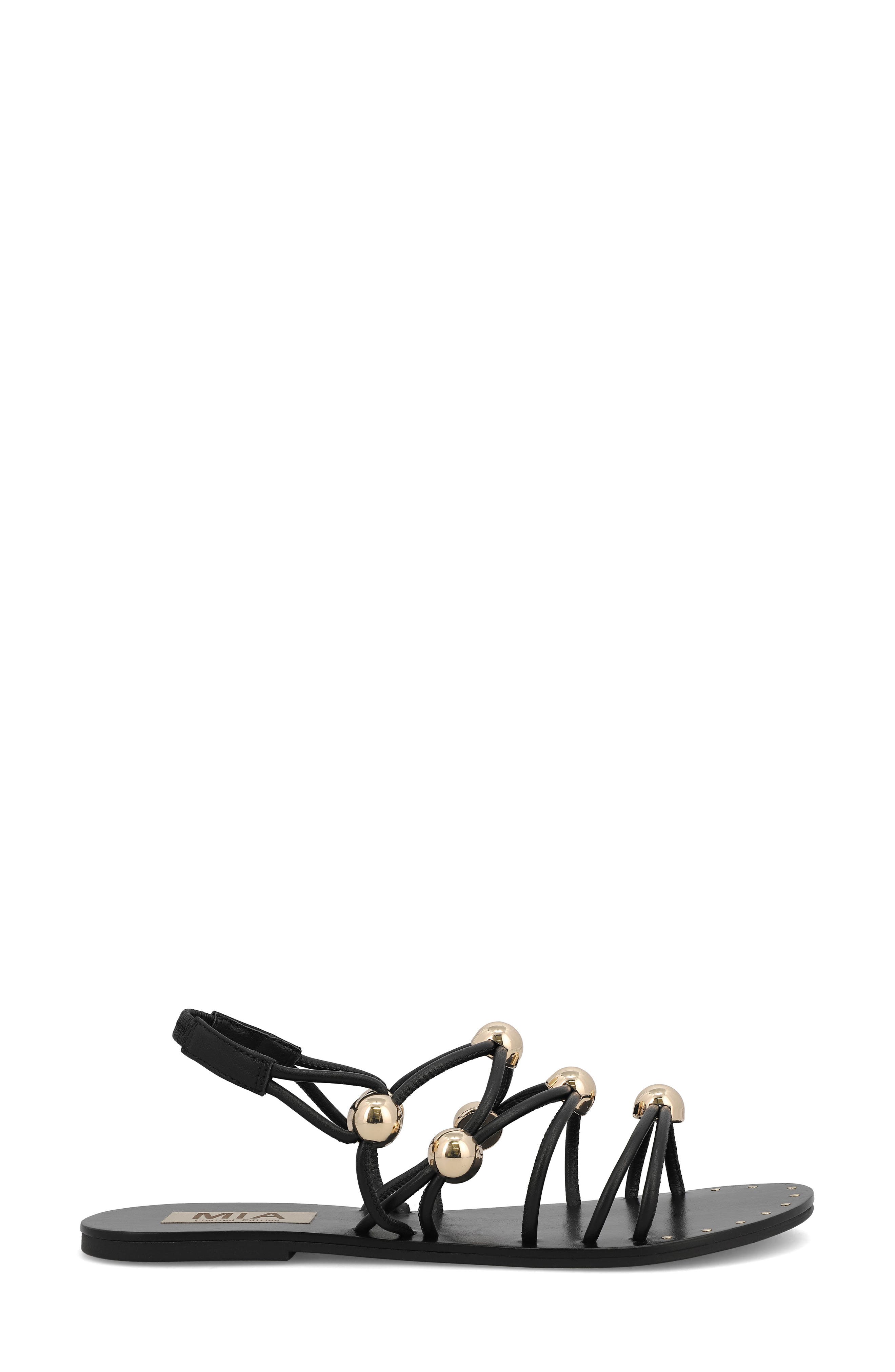 MIA Limited Edition Teagen Slingback Sandal, Alternate, color, Black
