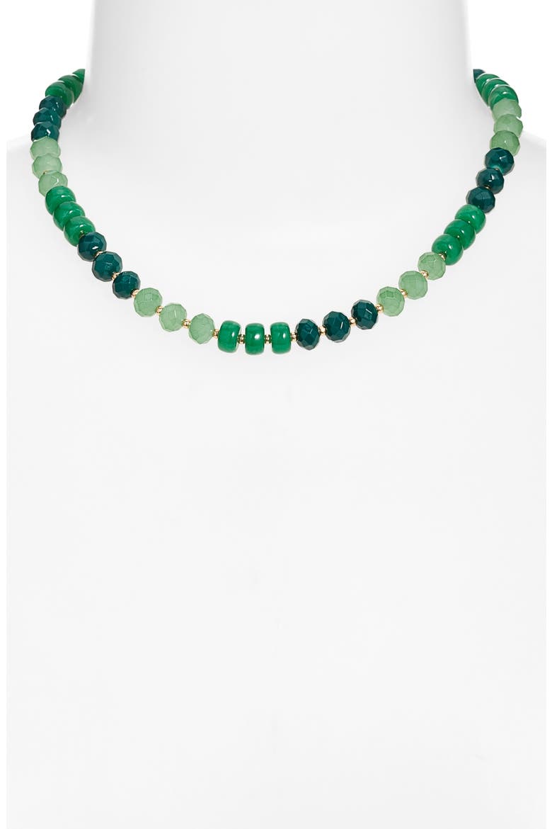 Color Pop Beaded Necklace, Alternate, color, GREEN MULTI- GOLD