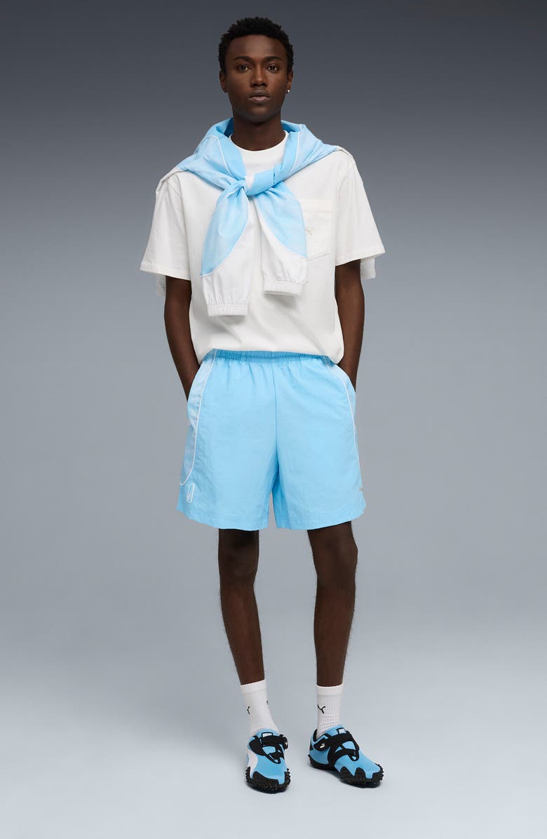 PUMA tech-X Relaxed Shorts, Alternate, color, Vibrant Blue