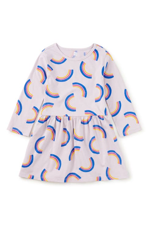 Long Sleeve Skirted Dress (Toddler, Little Kid & Big Kid)