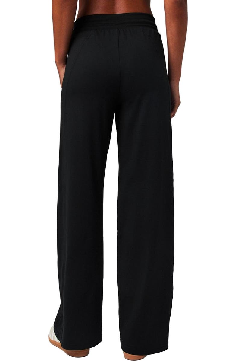 Fabletics Women's Cloud Jersey Wide Leg Pant, Alternate, color, Black