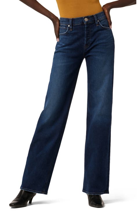 Rosie High Waist Wide Leg Jeans (Poseidon)