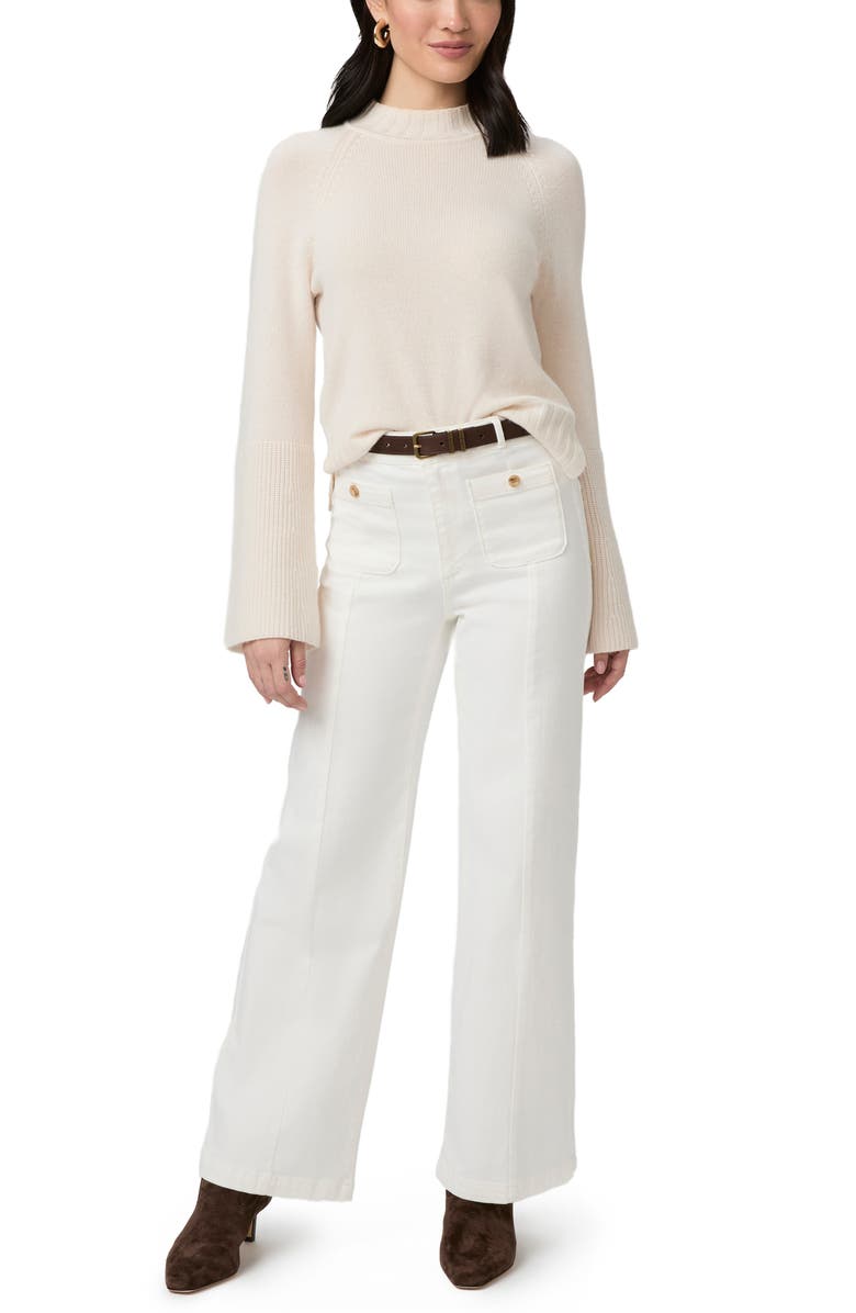 PAIGE Anessa Patch Pocket High Waist Wide Leg Jeans, Alternate, color,