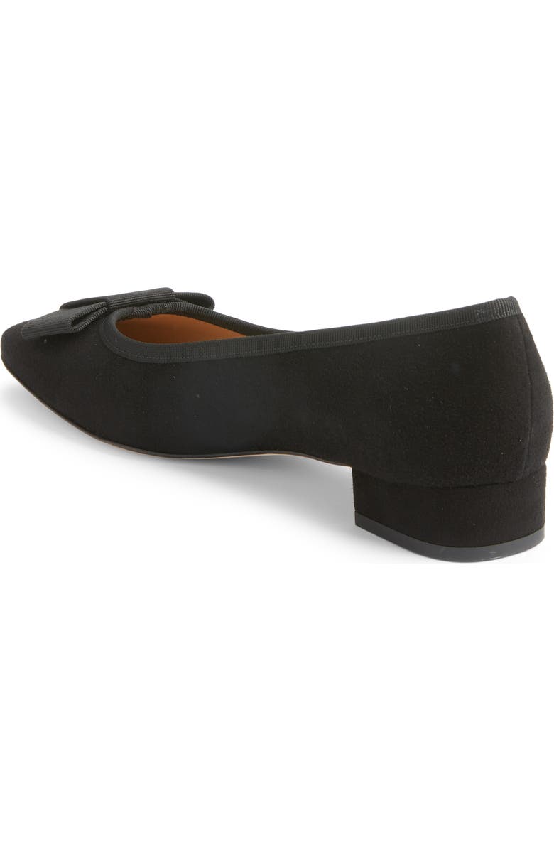 ANN MASHBURN Bridgette Flat, Alternate, color, Black Suede