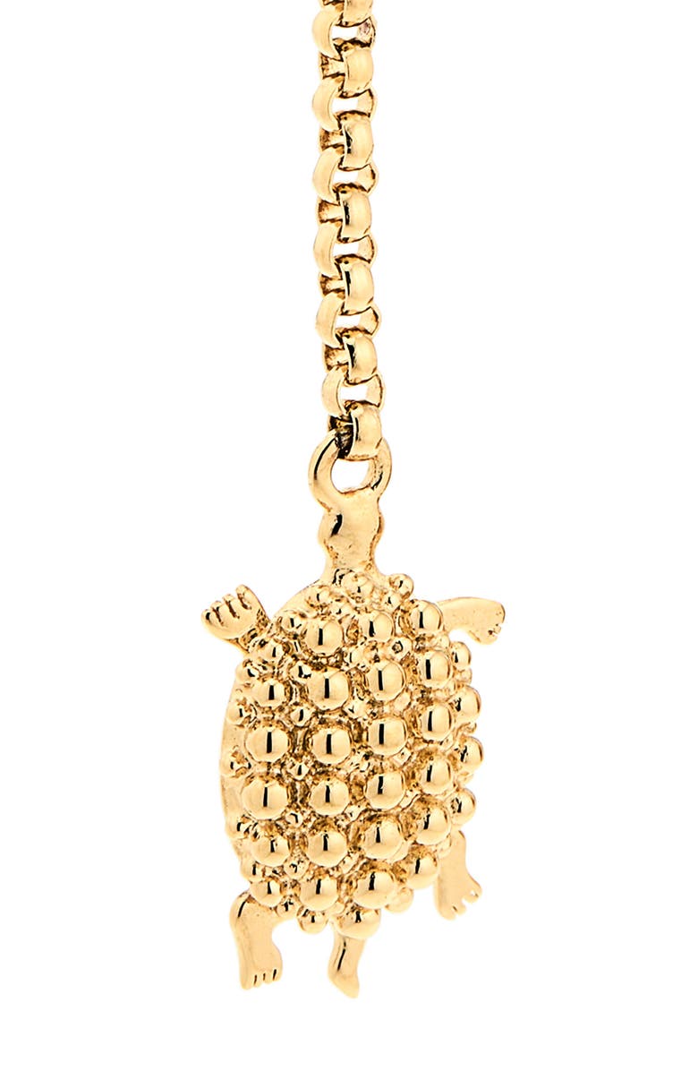 Givenchy Lucky Charms Mismatched Drop Earrings, Alternate, color, Golden Yellow