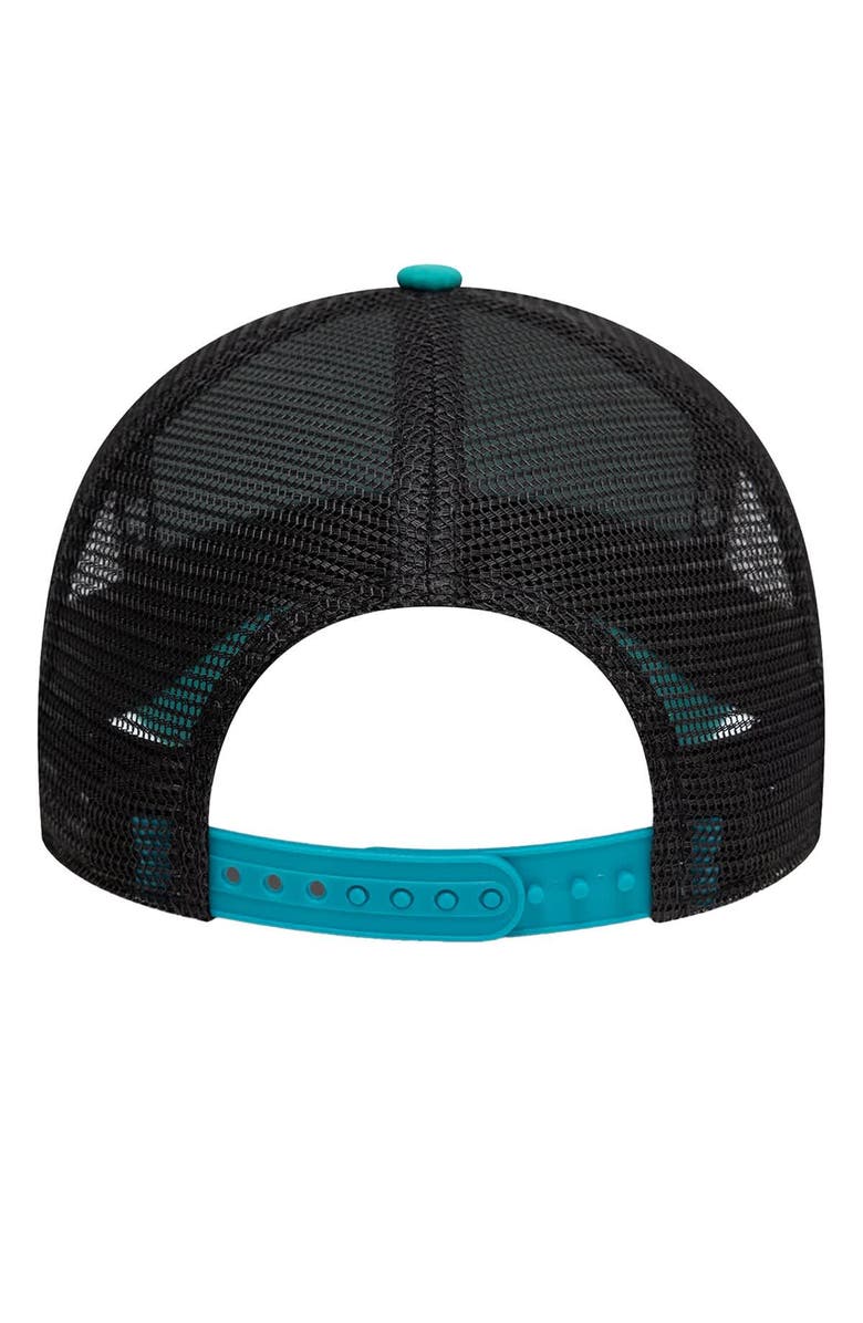 New Era Men's New Era Turquoise Tottenham Hotspur Trucker Adjustable Hat, Alternate, color, Turquoise