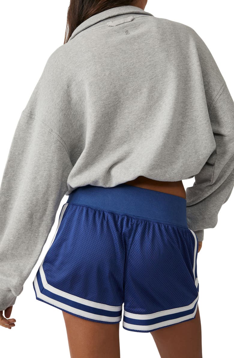 FP Movement by Free People Valley Girl Half Zip Crop Sweatshirt, Alternate, color,