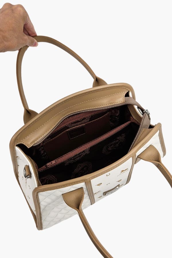 Di Cavallo Handbag 624, Alternate, color, White