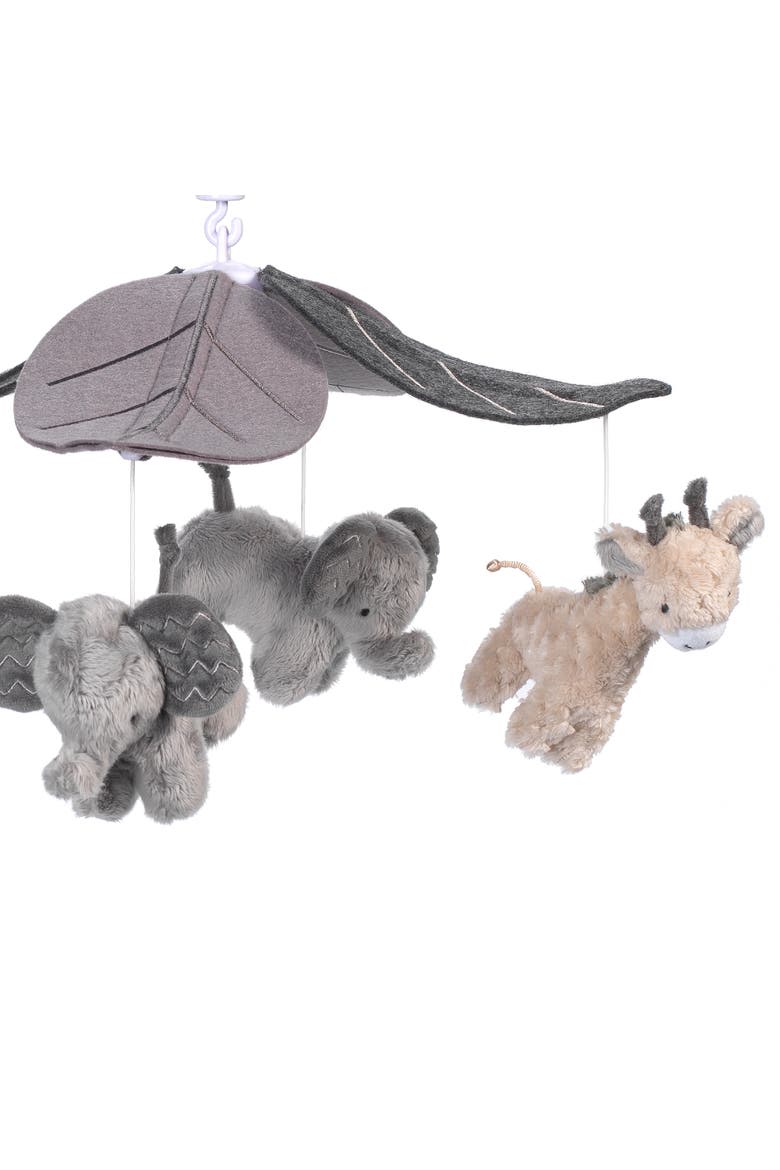 Baby Jungle Animals Musical Crib Mobile Soother Toy, Alternate, color, Gray