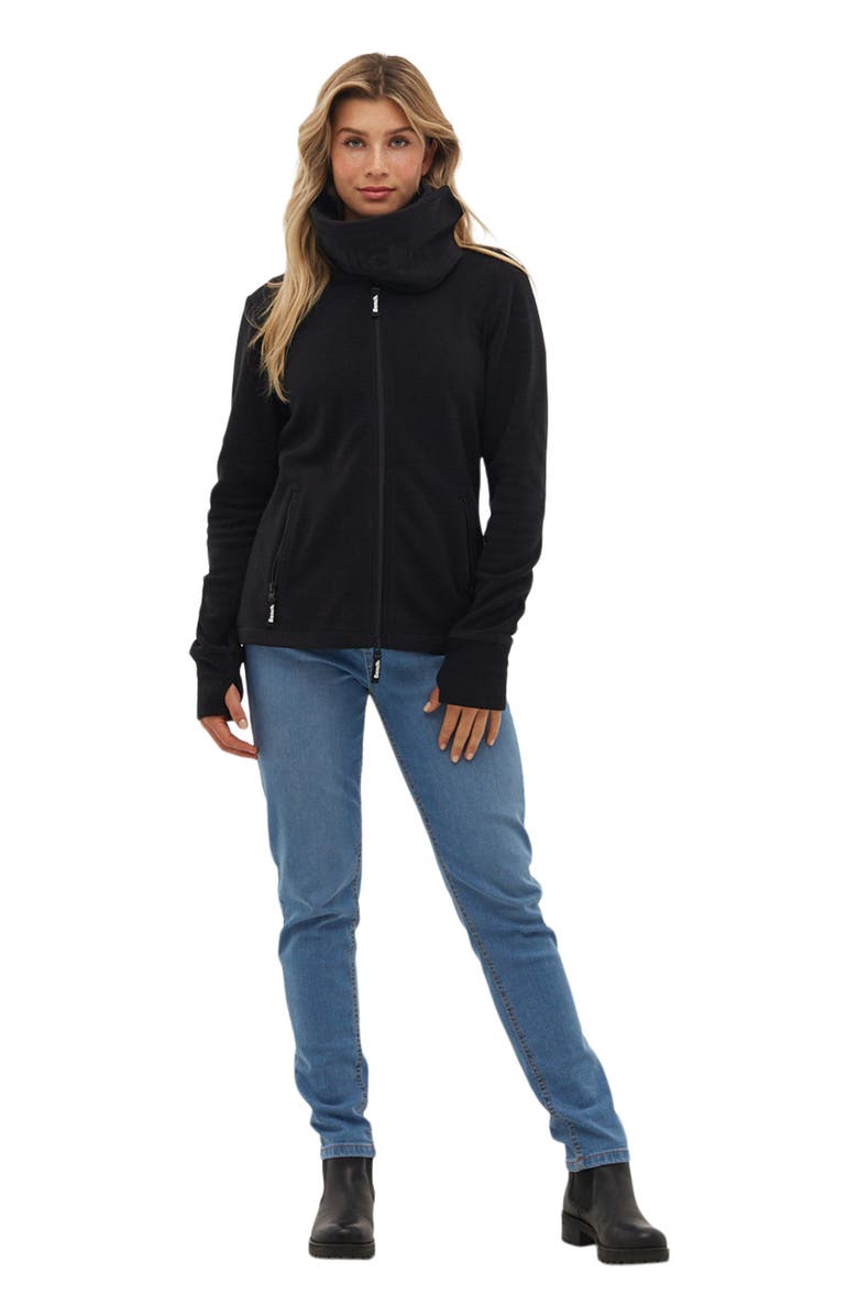 Bench. Stand Collar Fleece Jacket, Alternate, color,