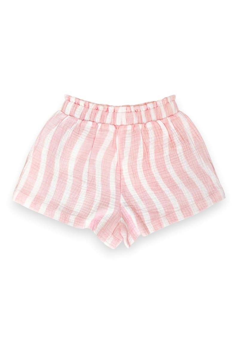 Ava Cotton Shorts, Alternate, color, Pink Stripe