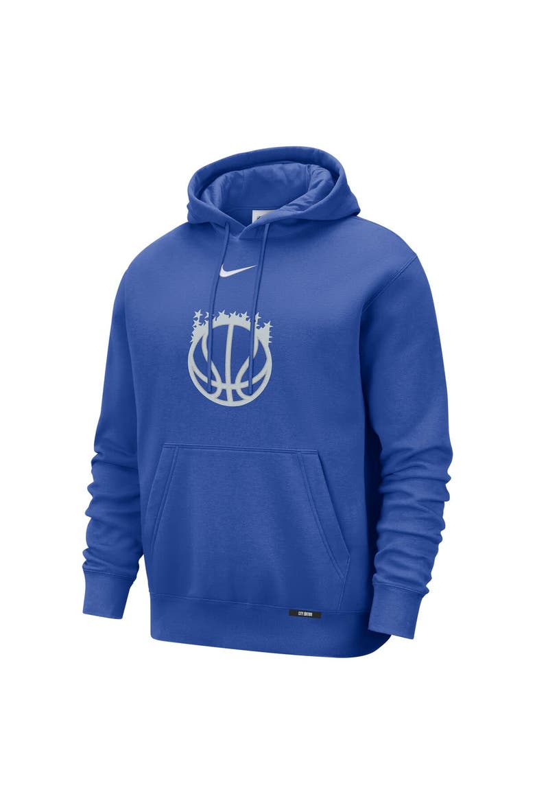 Men's Nike  Blue Orlando Magic 2025/26 City Edition Essential Logo Remix Hoodie, Alternate, color, Blue